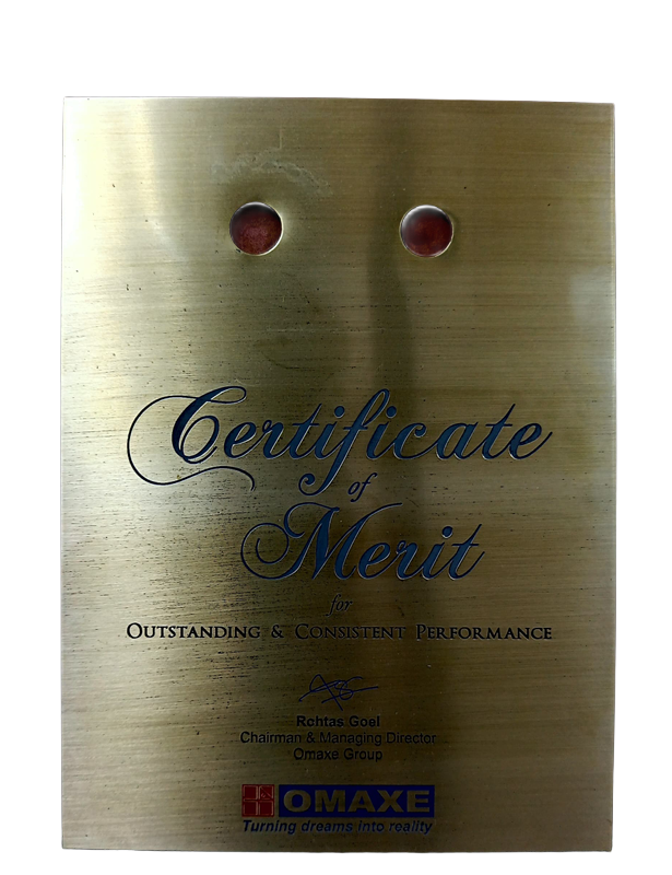 Certificate of Merit